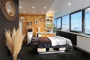 Body treatments, body wraps, body scrubs, facials, massages