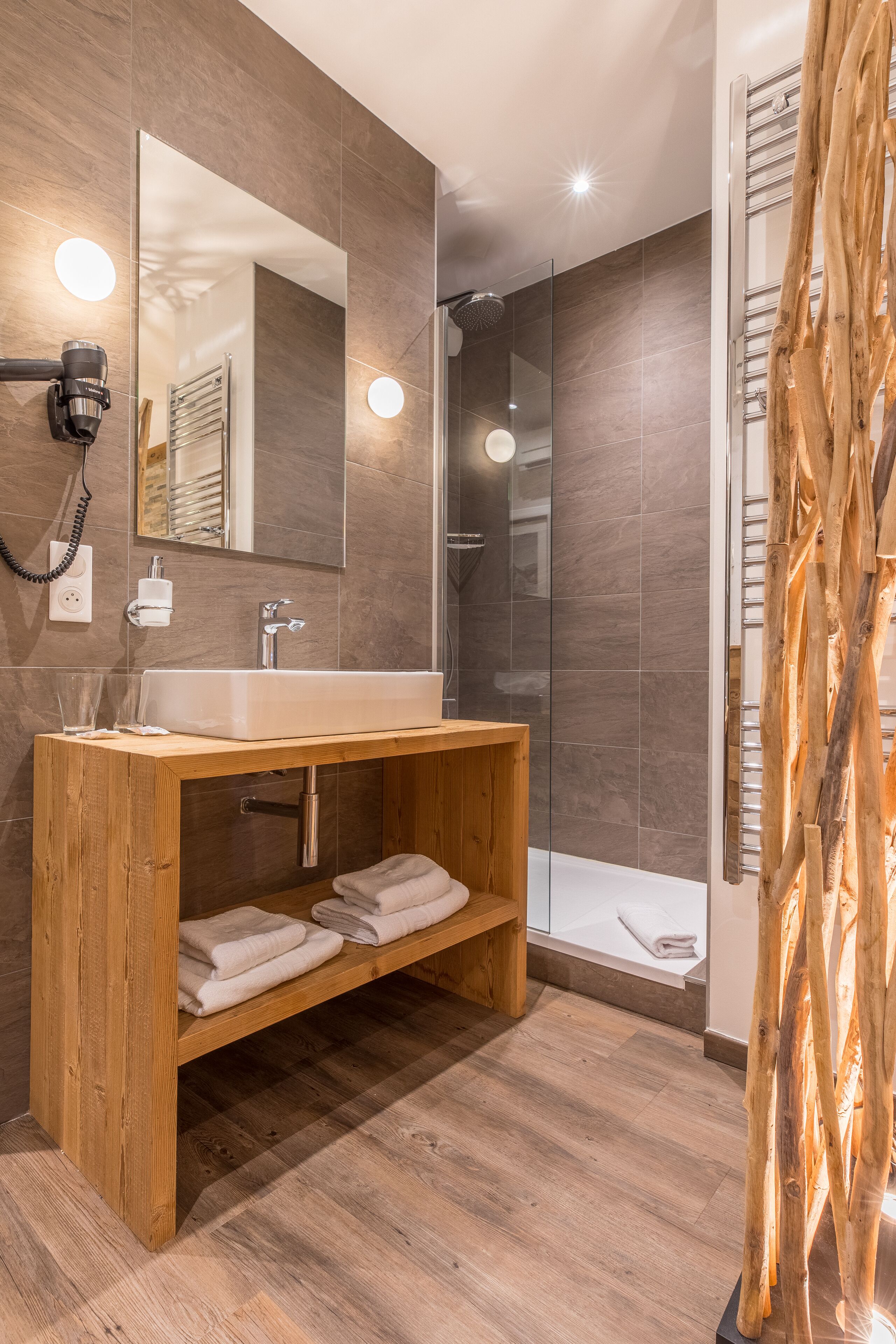 double room chalet  | bathroom | free toiletries, hair dryer, towels, soap