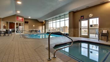 Indoor pool, outdoor pool