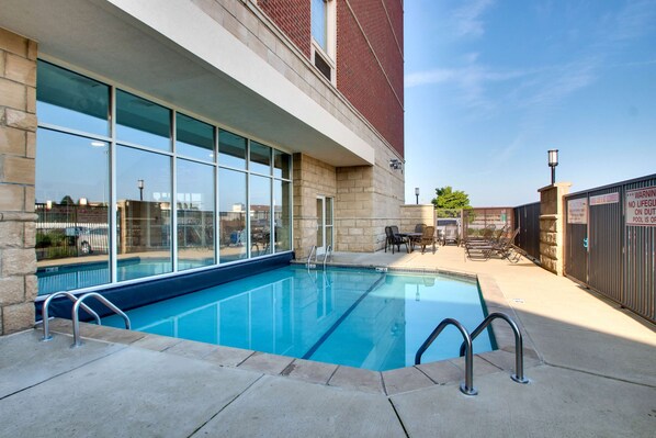 Indoor pool, outdoor pool