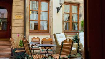 Appartement, uitzicht op de binnenplaats | Terras