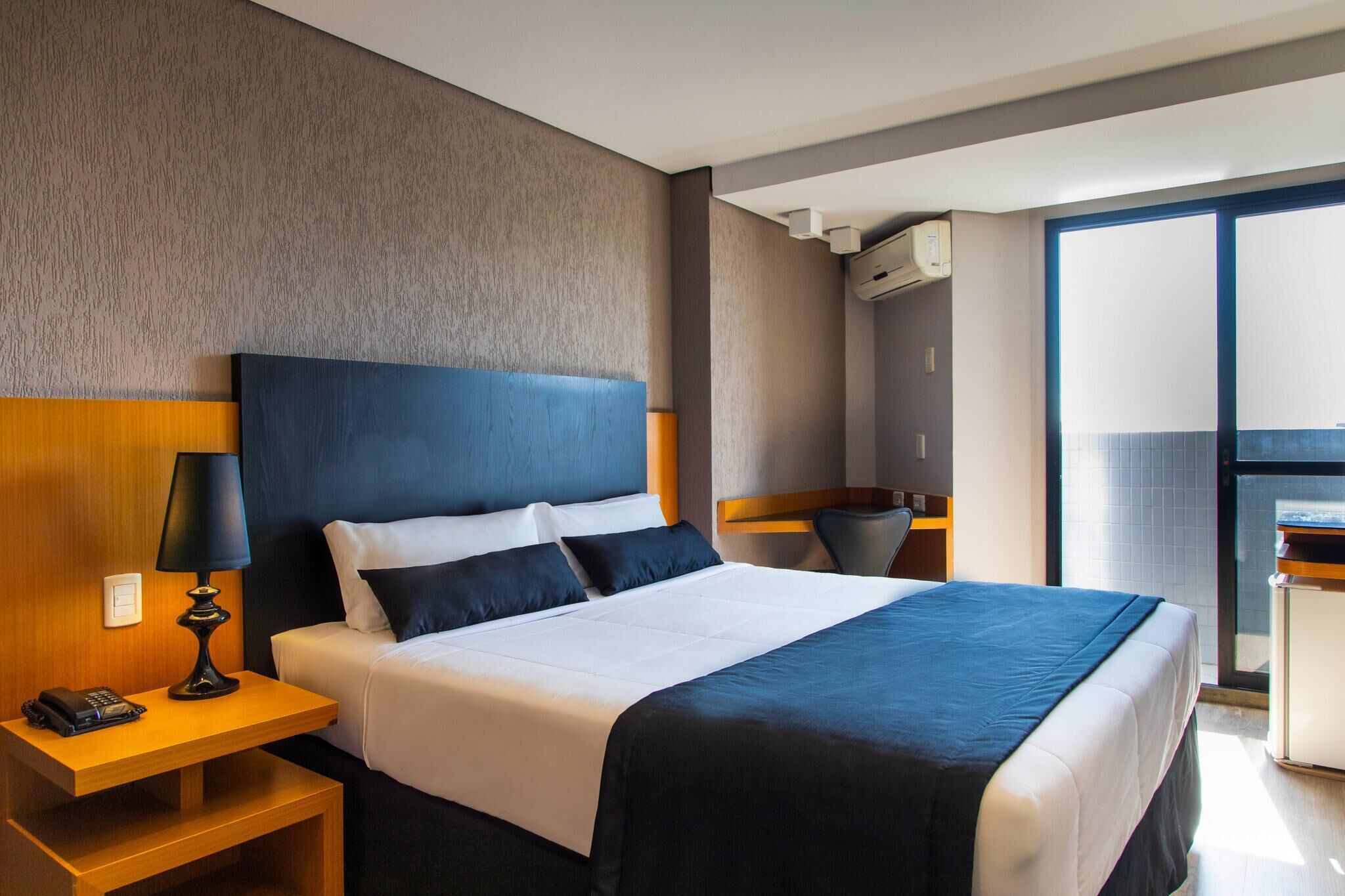 Minibar, in-room safe, desk, blackout curtains