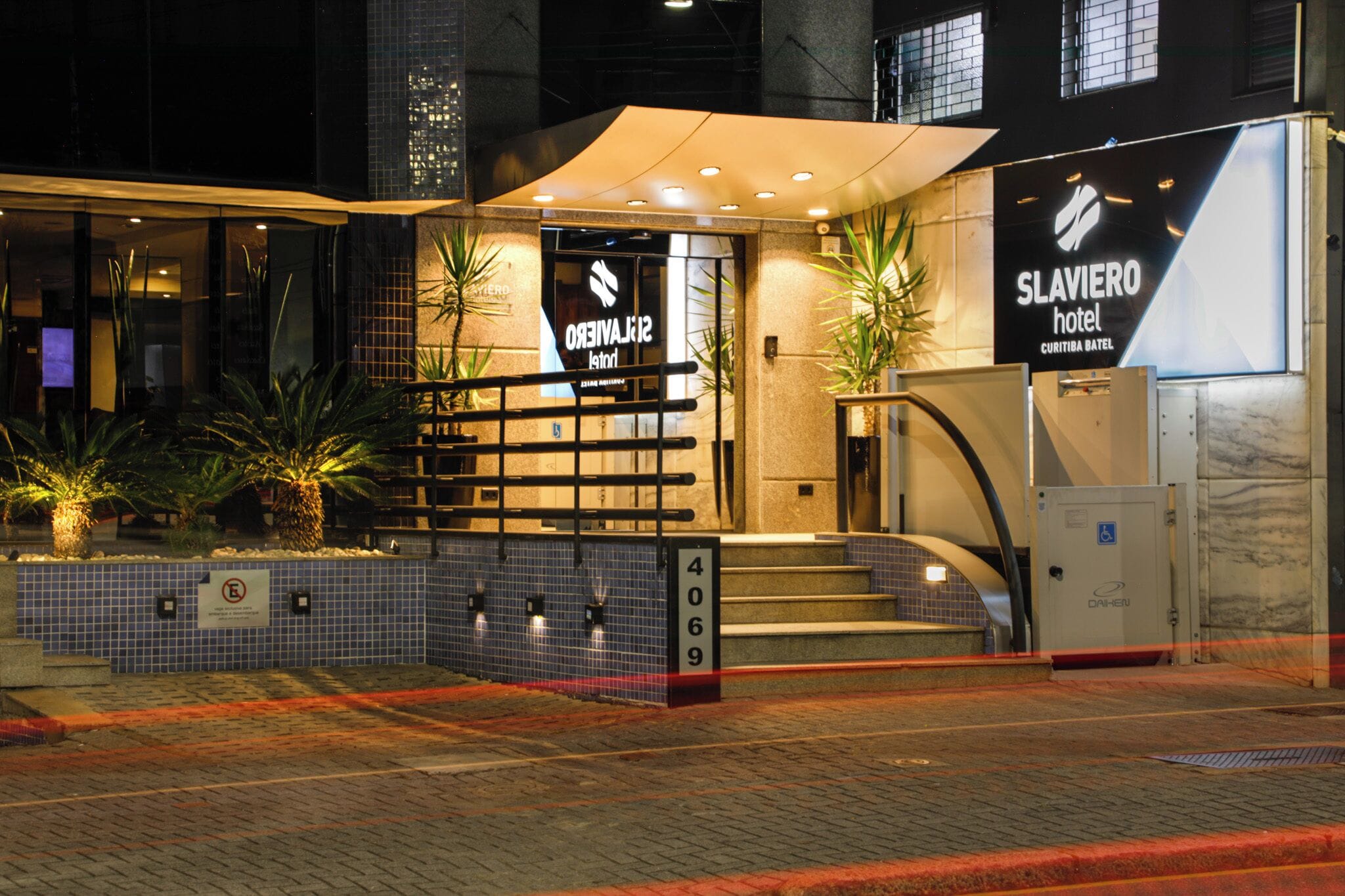 front of property – evening/night