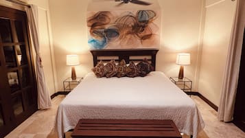 1 chambre, literie de qualité supérieure, surmatelas, minibar