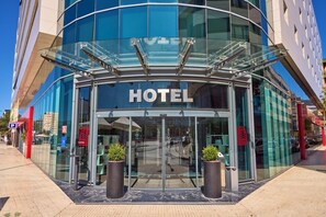 Majoituspaikan sisäänkäynti