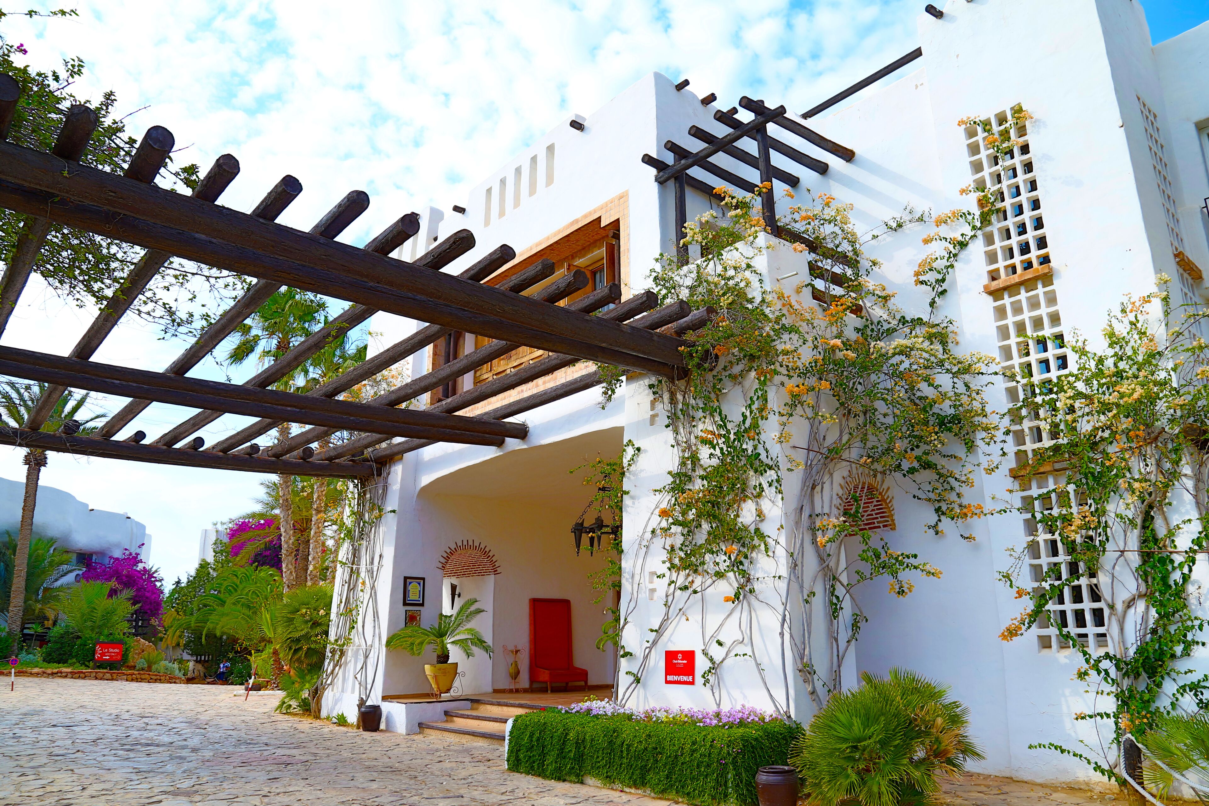 Façade de l’hébergement