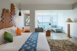 Oceanfront Suite | Een kluis op de kamer, verduisterende gordijnen, gratis wifi, beddengoed