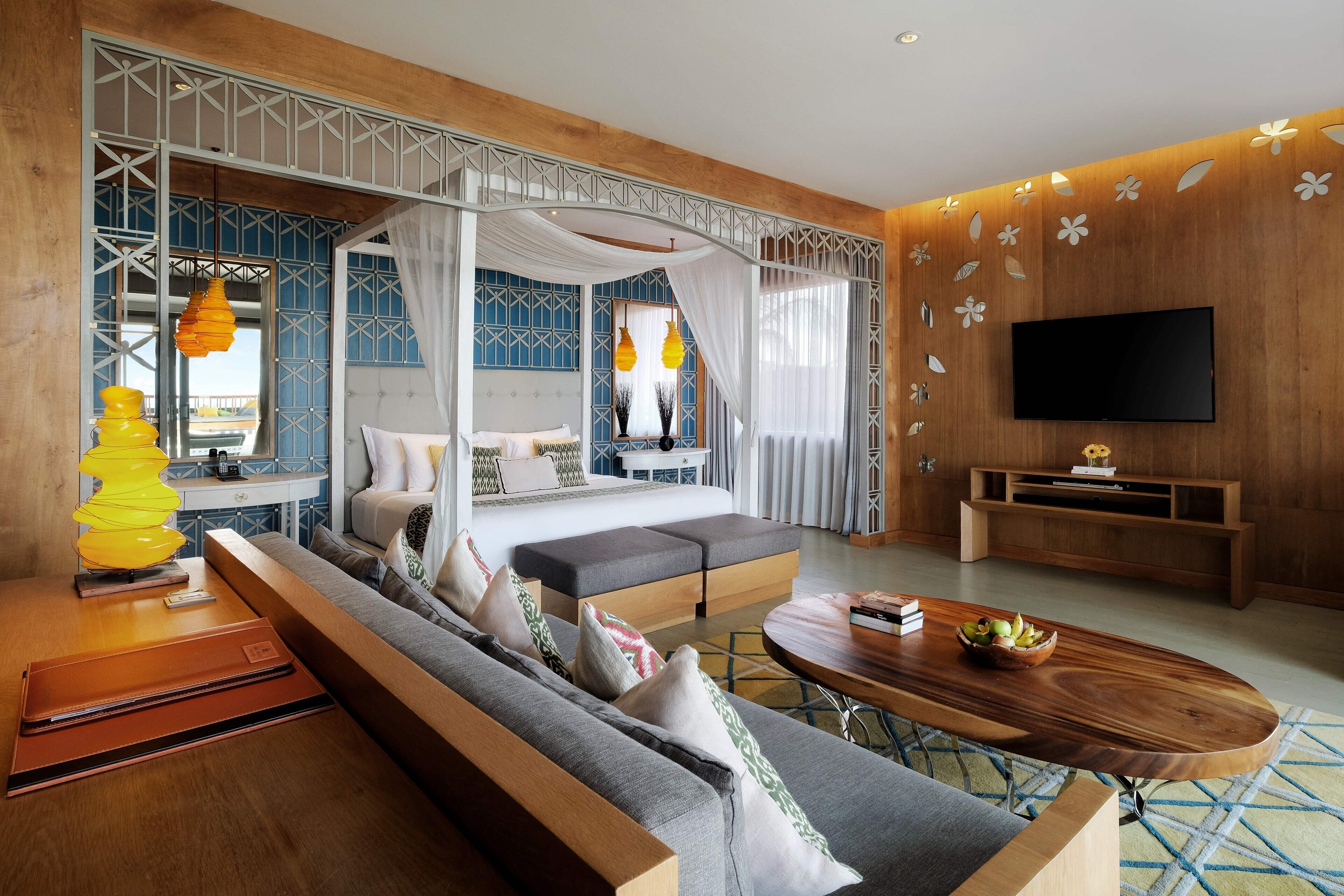 oceanfront rooftop suite | 1 bedroom, in-room safe, blackout curtains, free wifi