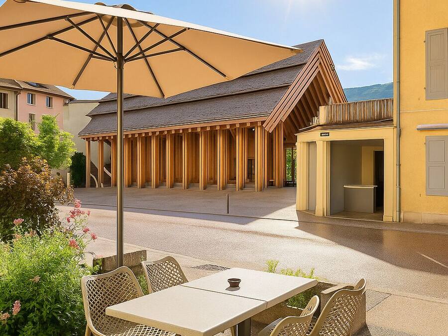 Fassade der Unterkunft