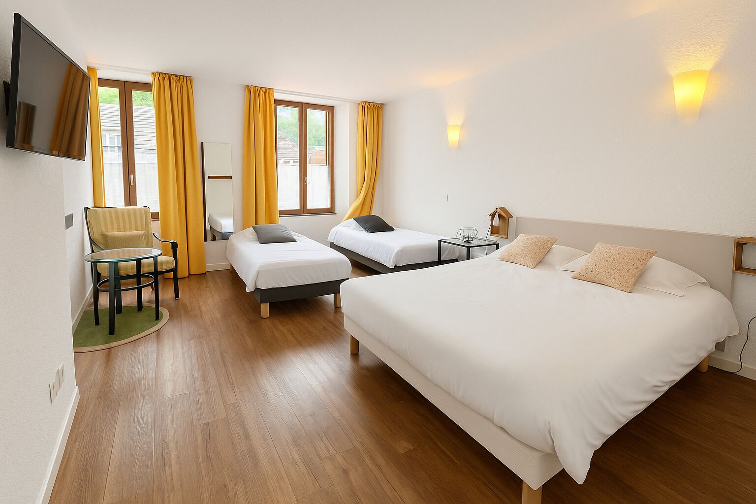 Superior Quadruple Room | In-room safe, desk, soundproofing, iron/ironing board