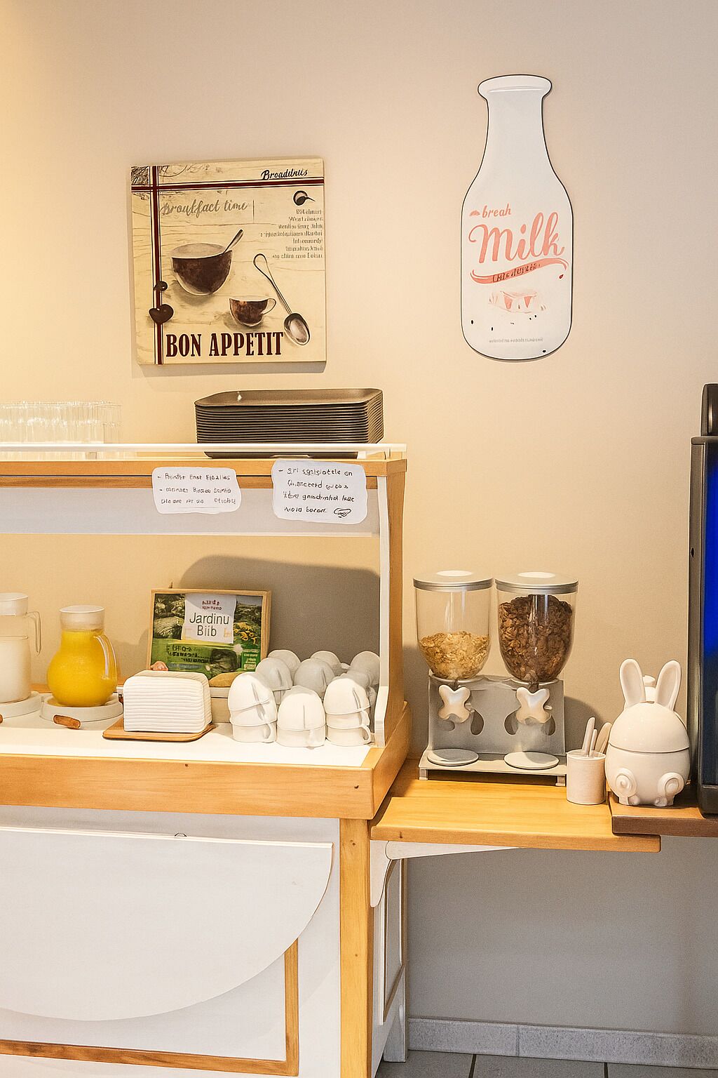 Petit déjeuner buffet servi tous les jours en supplément