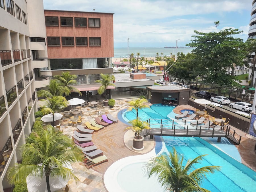 Outdoor pool, open 9:00 AM to 9:00 PM, sun loungers