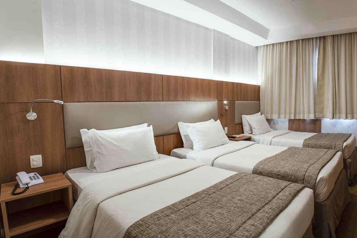 Minibar, in-room safe, blackout drapes, free WiFi