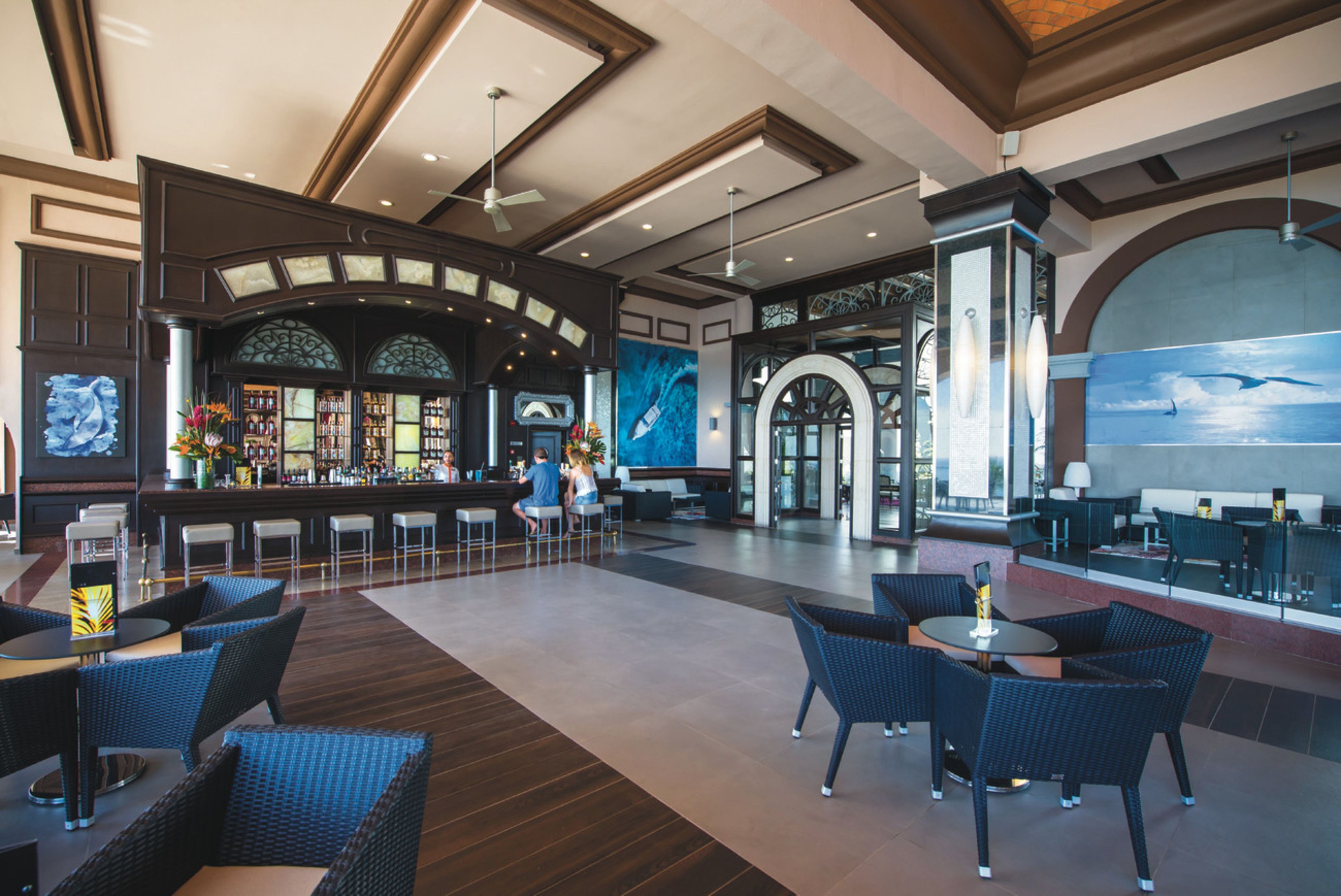 6 bars/lounges, 2 swim-up bars, 2 poolside bars