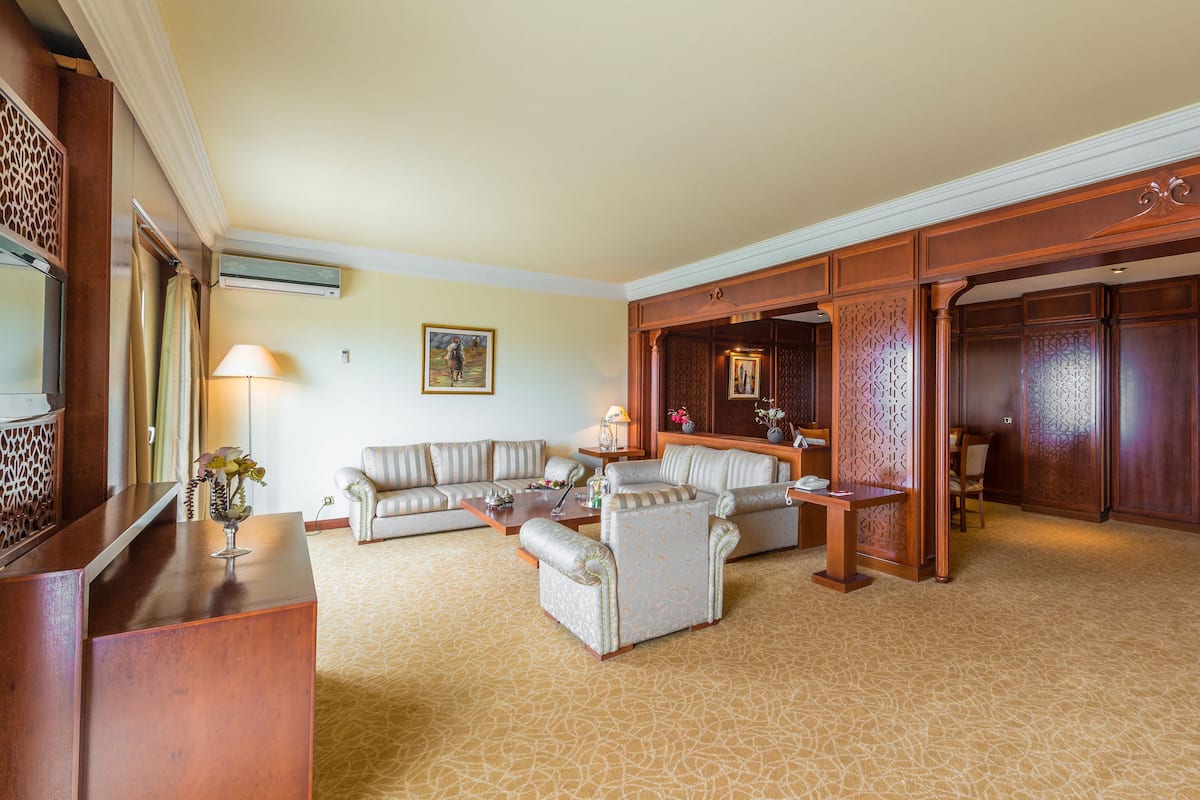 Suite présidentielle | Vue de la chambre