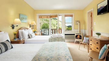 Quarto, 2 camas Queen | Roupas de cama de algodão egípcio, roupas de cama premium