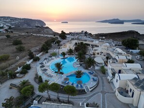 Aerial view - Caldera View Resort - Adults Only (Santorini)