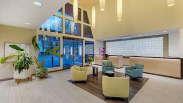 Sitteområde i lobbyen