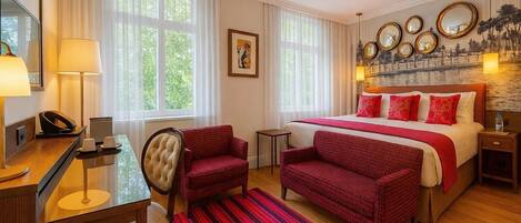 Premium bedding, free minibar, in-room safe, individually decorated