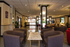 Sitteområde i lobbyen