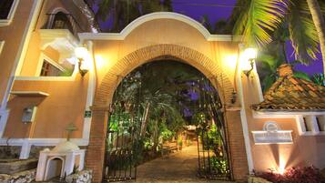 Entrada de la propiedad