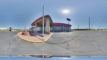 Voorkant van accommodatie