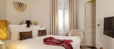 Literie de qualité supérieure, coffres-forts dans les chambres