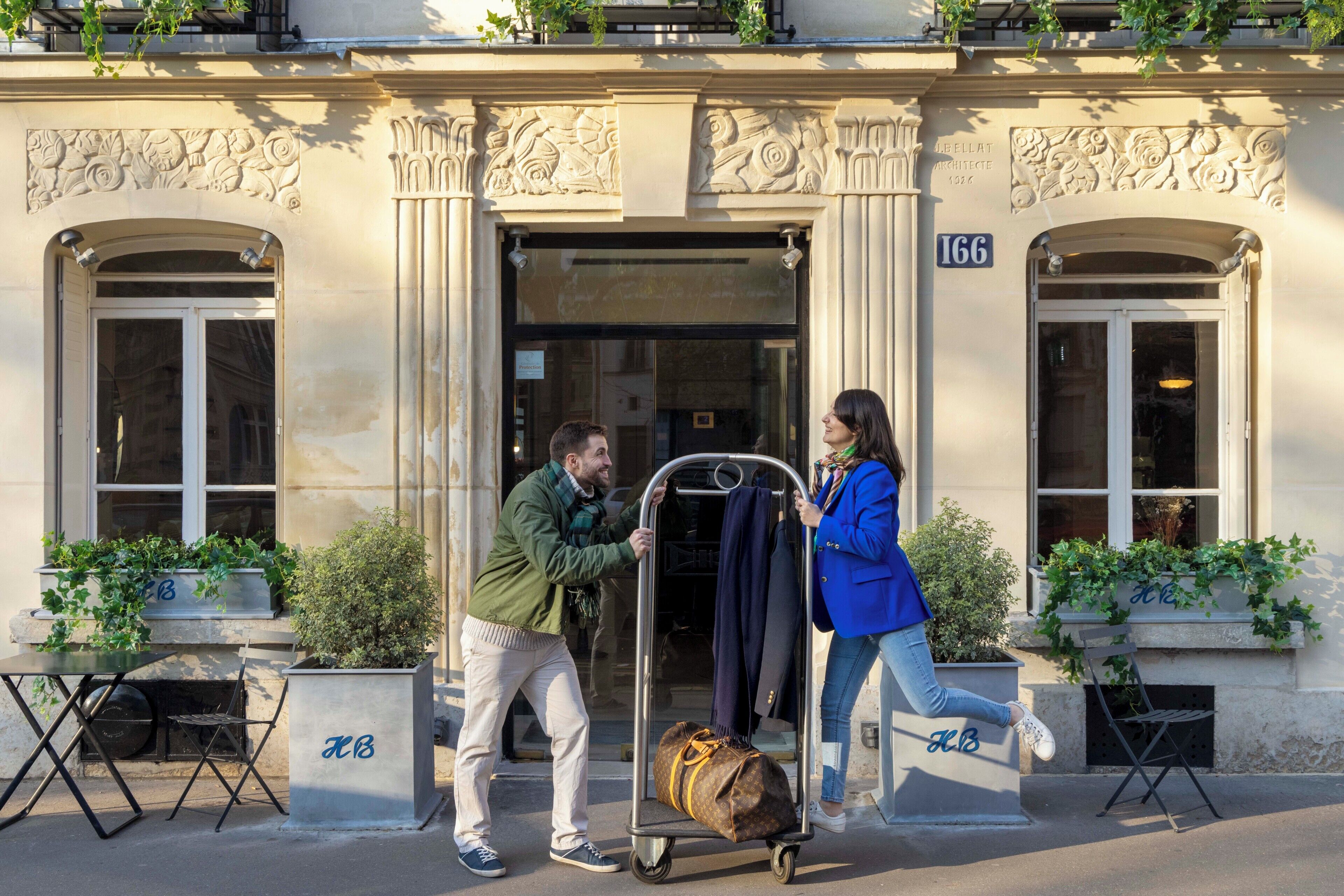 Façade de l’hébergement