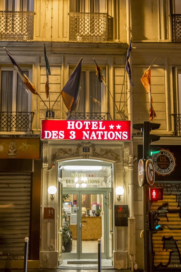 Façade de l’hébergement