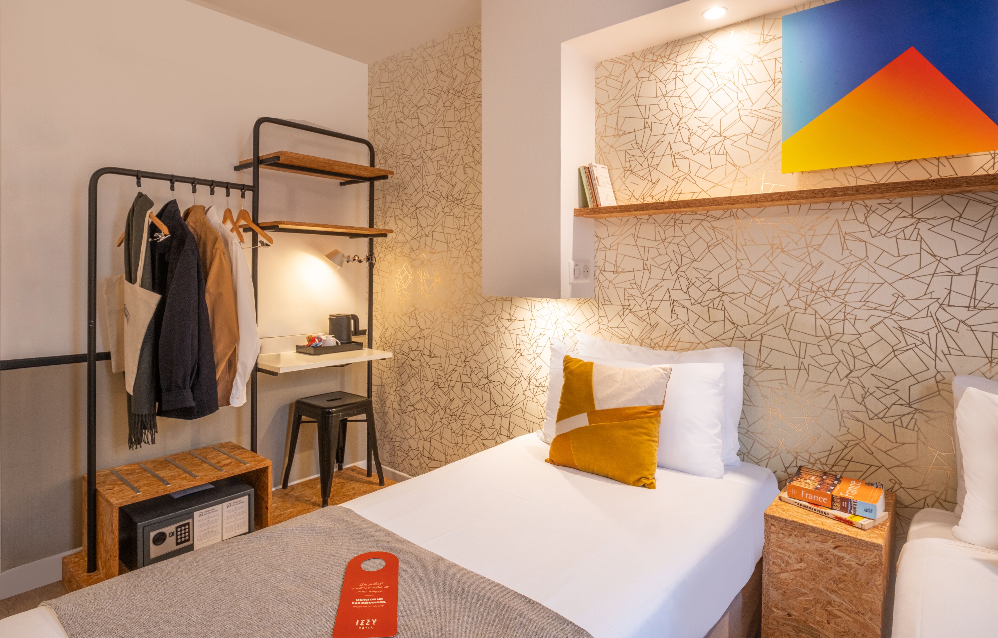 comfort twin room | in-room safe, desk, blackout curtains, soundproofing