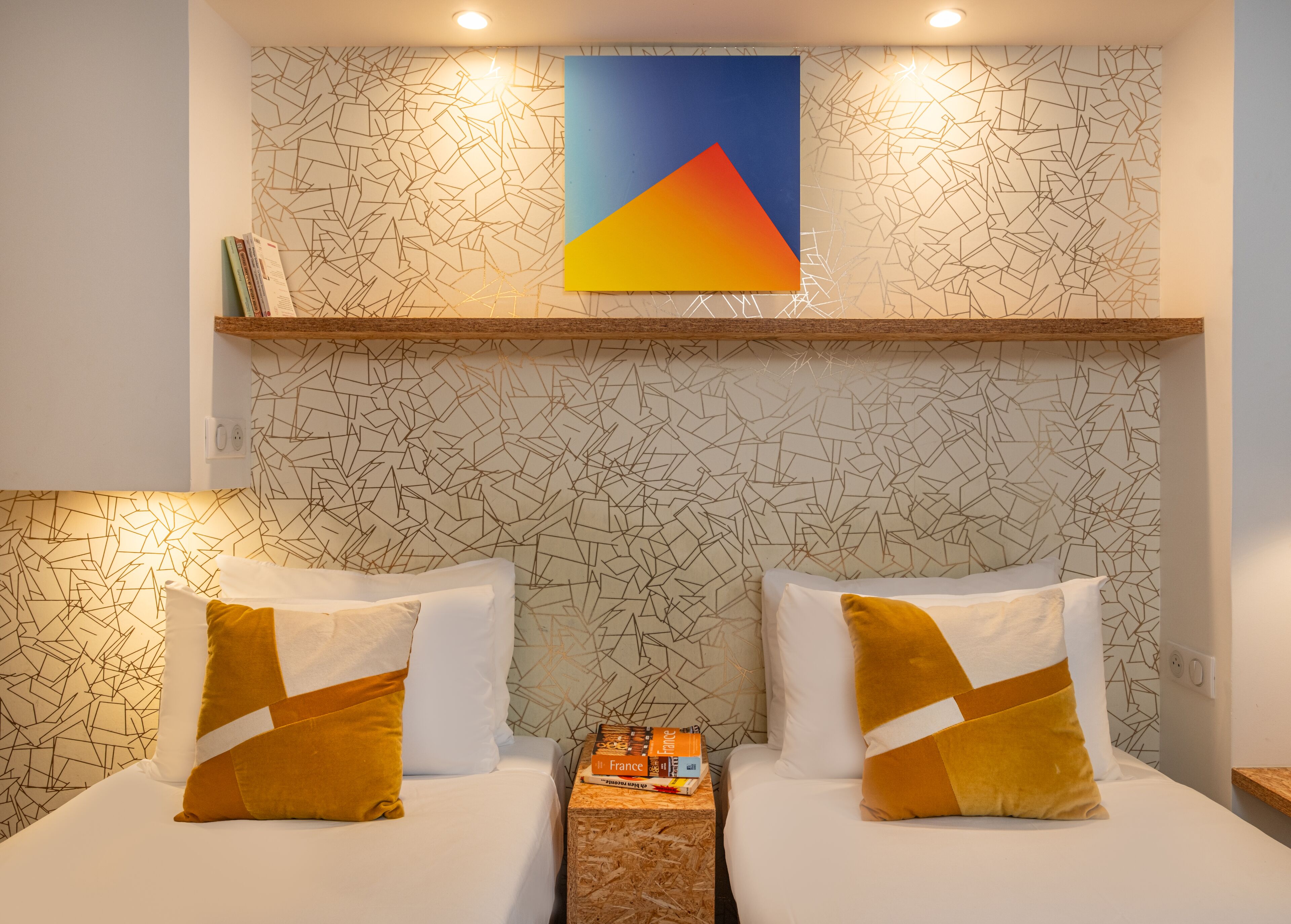 comfort twin room | in-room safe, desk, blackout curtains, soundproofing