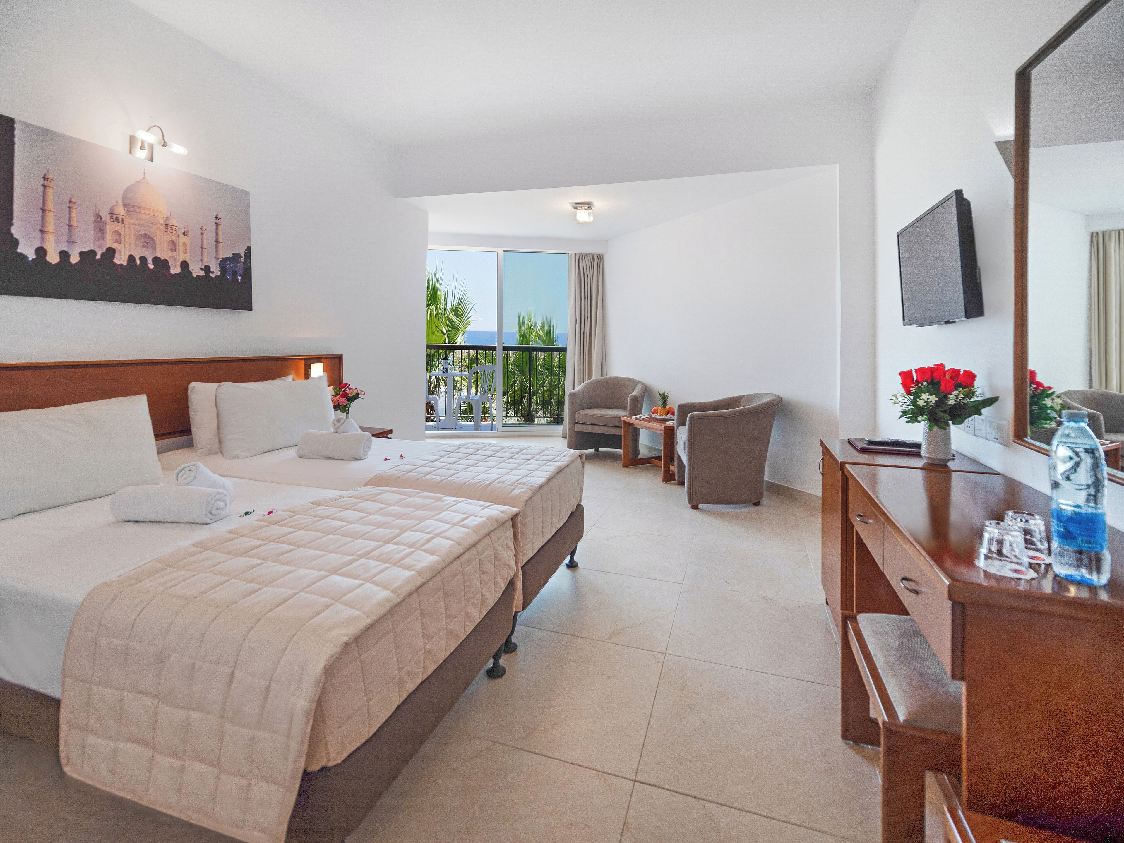 Blackout curtains, soundproofing, rollaway beds, free WiFi