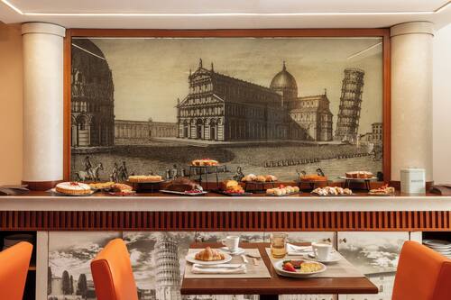 Daily buffet breakfast for a fee