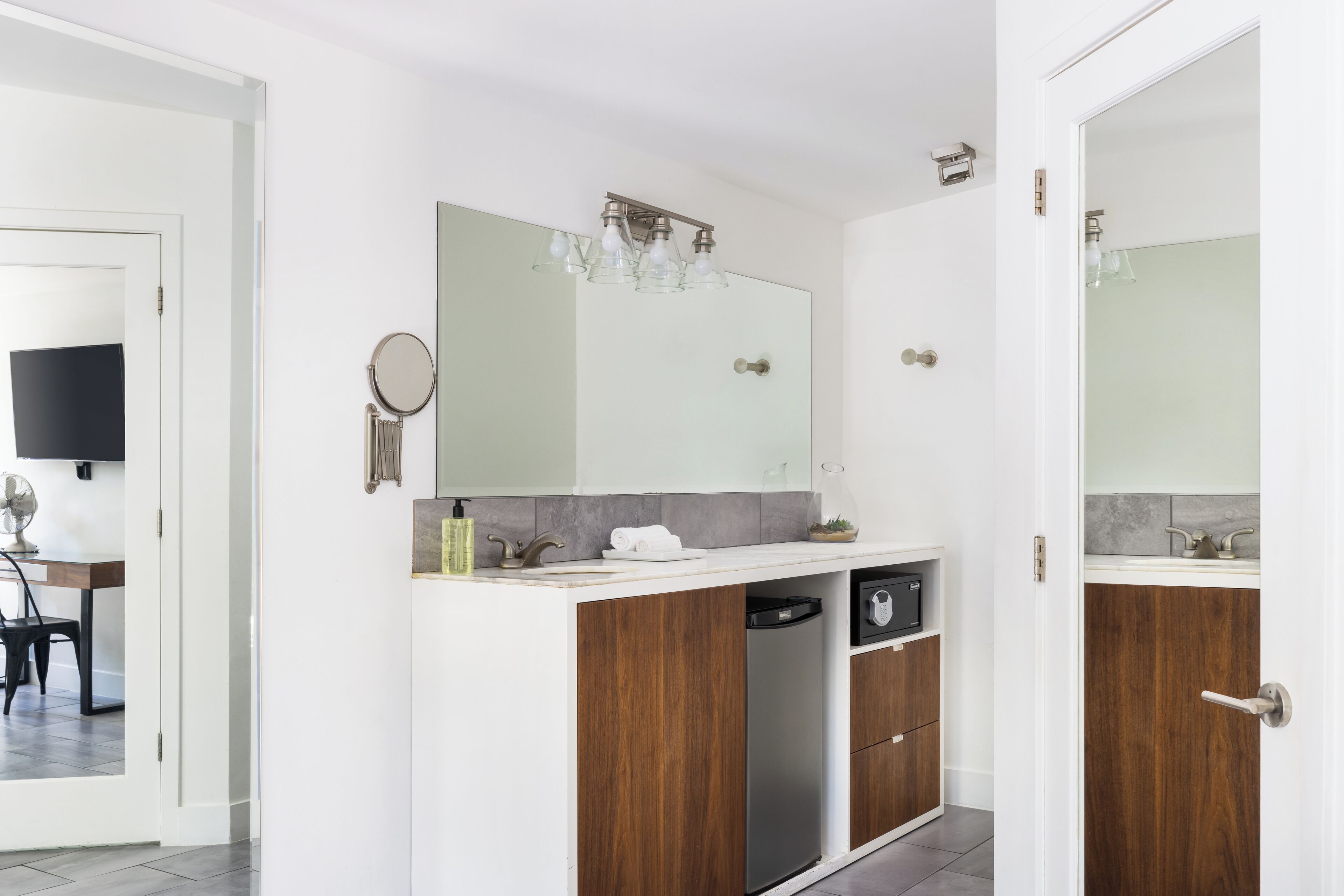 standard room, 2 double beds | pillow-top beds, in-room safe, desk, blackout curtains