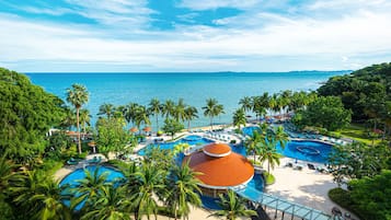 Vue depuis lâhĂ©bergement