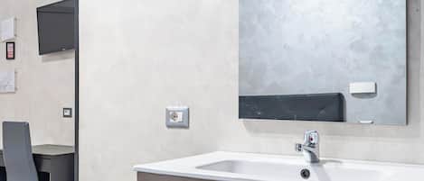 Basic Double Room | Down comforters, desk, blackout drapes, soundproofing