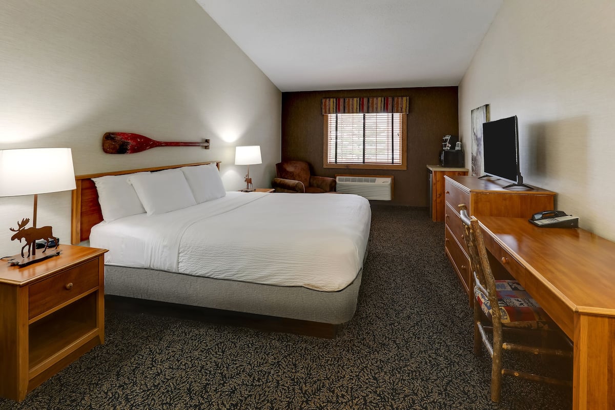 standard room, 1 king bed, non smoking | desk, iron/ironing board, free wifi, bed sheets