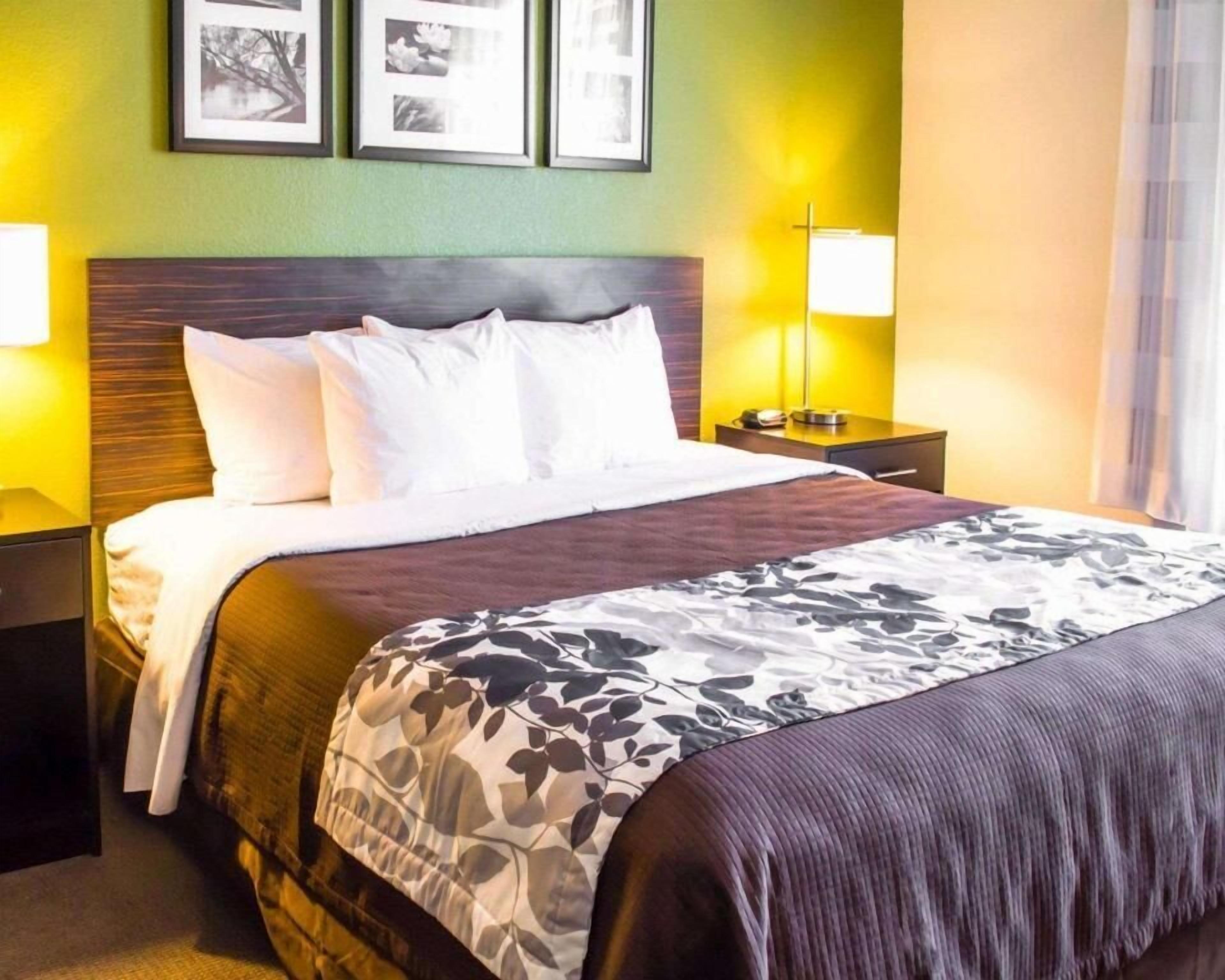 Premium bedding, desk, blackout drapes, iron/ironing board