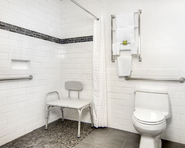 Room, 1 Queen Bed, Accessible, Non Smoking | Bathroom