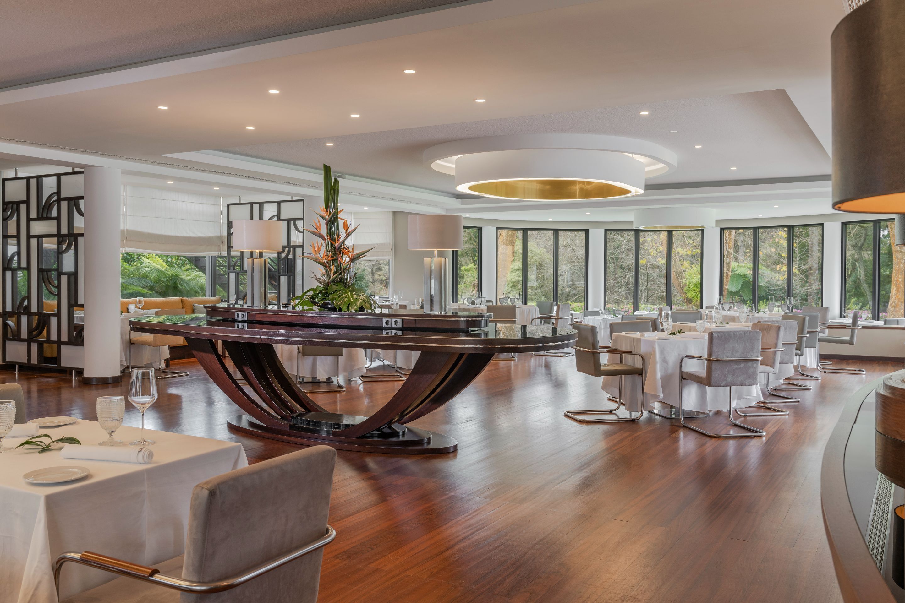 Breakfast, lunch, dinner served; Portuguese cuisine, garden views 