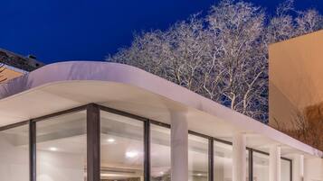 Front of property - evening/night