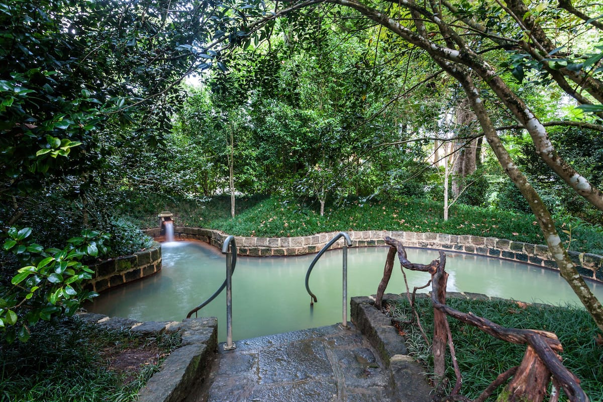 indoor pool, outdoor pool, pool loungers