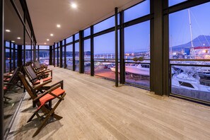 Blick von der Unterkunft