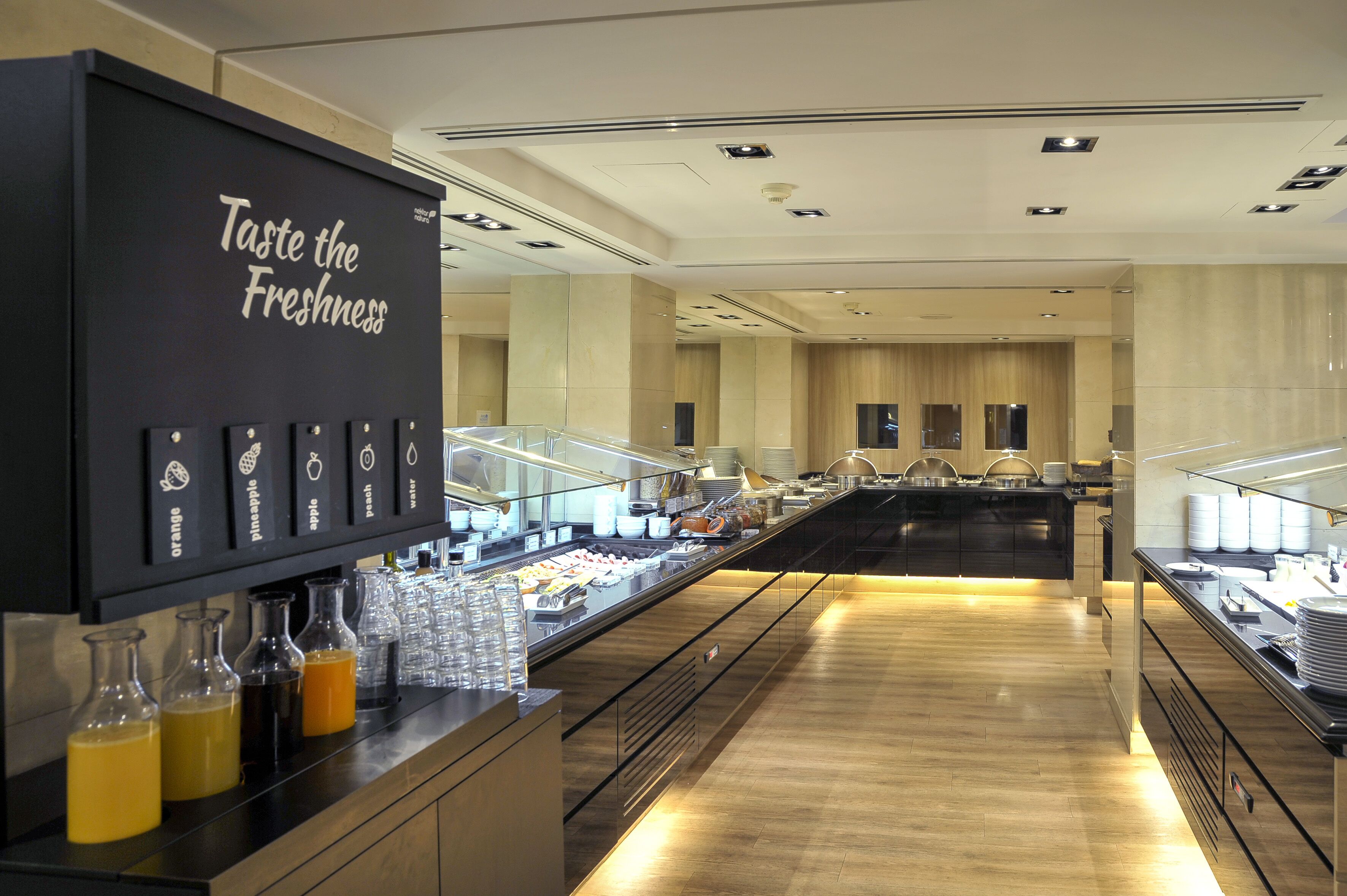 daily buffet breakfast (eur 19 per person)