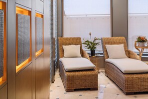 Behandlingsrum til par, sauna, dampbad, massagebehandlinger