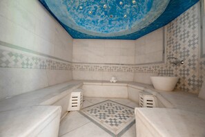 Salas de tratamientos para parejas, sauna, baño turco, masajes 