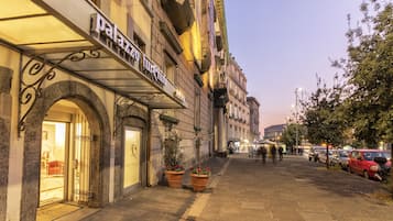 Front of property – evening/night