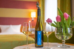 Premium bedding, pillowtop beds, minibar, in-room safe
