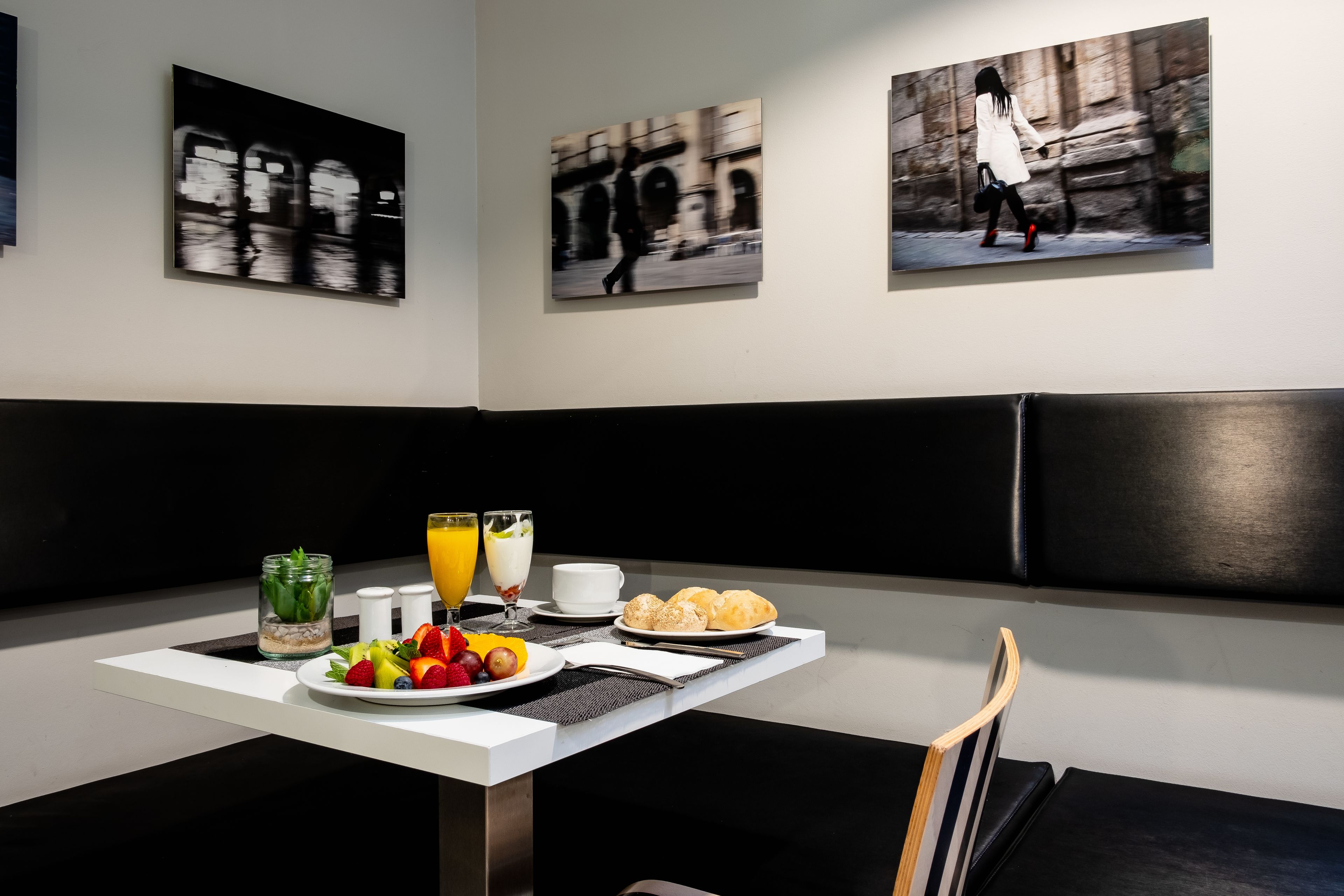 daily buffet breakfast (eur 10.00 per person)