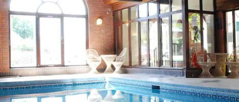 Indoor pool, outdoor pool